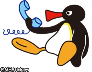 😒 Pingu @MHStickers ペンギン, アニメ, ピングー, 電話 telegram sticker