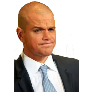 Matt Damon @stickersb2b telegram stickers