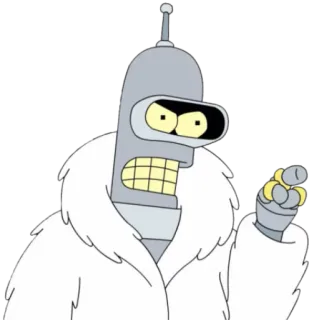 😠 Bender Futurama Cartoon, Futurama, Bender, Roboter, Figur, TV-Serie, Animation telegram sticker