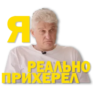 😱 Я РЕАЛЬНО ПРИХЕРЕЛ telegram sticker