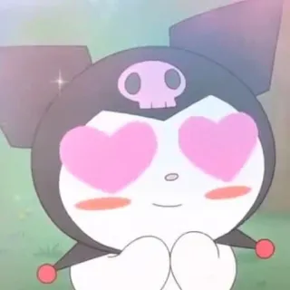 🍄 Kuromi Kuromi, Sanrio, anime, cartoon, cute telegram sticker