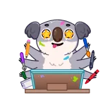 Kozy Koala telegram stickers