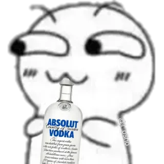 🤤 ABSOLUT
VODKA wódka, alkohol, absolut, napój, trunek telegram sticker