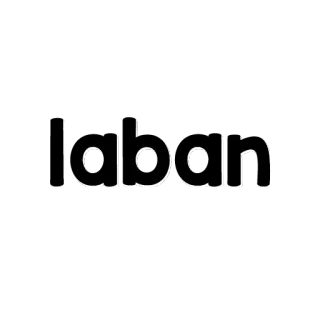 💪 laban Laban, Sticker, Tekst, Logo, Merk whatsapp sticker