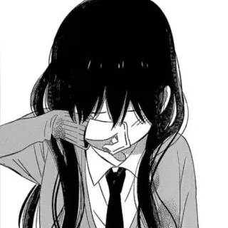 🌨 Anime, Weinen, Traurig, Mädchen, Manga whatsapp sticker