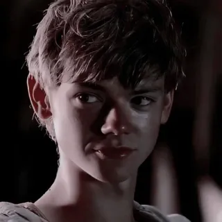 😊 Thomas Brodie-Sangster The Maze Runner young, actor, teen, movie, portrait telegram sticker