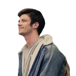 ☺️ Barry Allen The Flash Barry Allen, The Flash, DC Comics, Super-herói, Série de TV, Grant Gustin telegram sticker