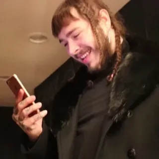 🚬 Post Malone Post Malone, muzikant, beroemdheid, portret, persoon telegram sticker