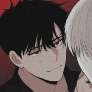 🗝 homme, animé, portrait, dessin animé, personnage telegram sticker