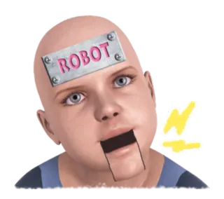 😱 ROBOT robot, artificial intelligence, android, machine, technology whatsapp sticker