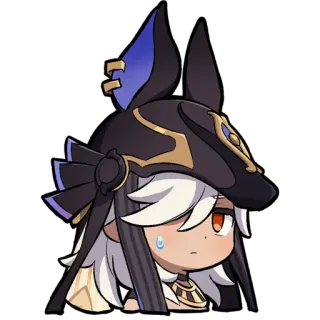 😓 Cyno Genshin Impact cyno, genshin impact, anime, videojuego, lindo, pegatina whatsapp sticker