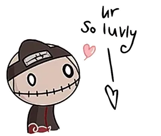 😍 Ur so luvly Anime, Süß, Liebe, Herz whatsapp sticker