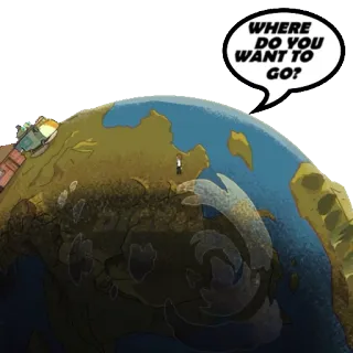 🌏 Rick Sanchez Rick and Morty WHERE DO YOU WANT TO GO? Rick y Morty, Dibujos animados, Ciencia Ficción, Animación para adultos, Viaje interdimensional, Rick Sanchez telegram sticker