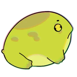👌 Frosch, süß, Cartoon, Tier telegram sticker
