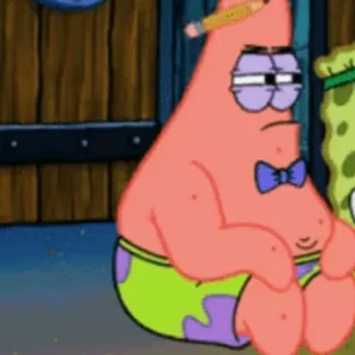 🔐 Patrick Star Spongebob Squarepants cartoon, Patrick Star, Spongebob, character, animated, funny telegram sticker