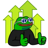 👍 Pepe the Frog Meme, Pepe, Ếch, Kính râm, Ngầu, Internet whatsapp sticker