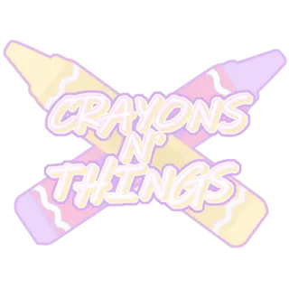 👍 CRAYONS N' THINGS telegram sticker