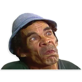 🤢 Don Ramón El Chavo del Ocho Don Ramón, surpreso, desenho animado, engraçado, programa de TV whatsapp sticker