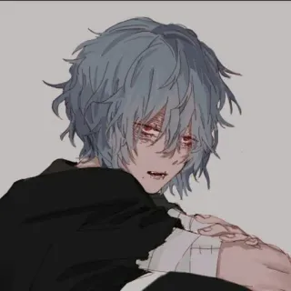 ⚡️ Shigaraki tomura ⚡️⚡️ @flame_stickers ⚡️ telegram stickers