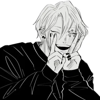 ✨ Anime, Manga, Personnage, Dessin, Illustration whatsapp sticker