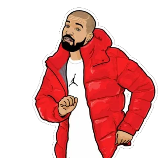 👉 Drake Drake, Rapper, Promi, Musik telegram sticker