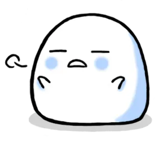 ⛄ 블롭, 귀여운, 표정, 웃긴, 스티커 whatsapp sticker