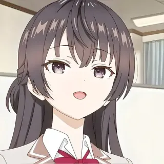 Аля иногда кокетничает @anime_stickerr telegram stickers
