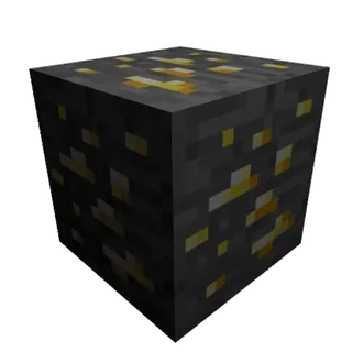 💠 ouro, minério, minecraft, bloco, cubo, recurso telegram sticker