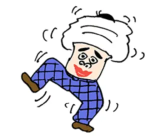 😘 Cartoon, Tanzen, Figur, Illustration, Lustig, Skurril telegram sticker