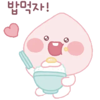 어피치댕댕이 telegram stickers