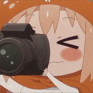 🎐 Anime, Máy ảnh, Nhân vật, Dễ thương, Nhiếp ảnh gia telegram sticker