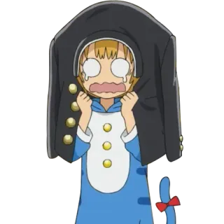 😢 anime, manga, cute, crying, uniform telegram sticker