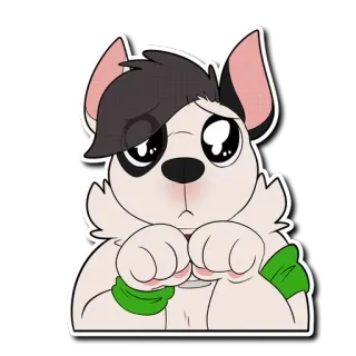 🐶 dog, puppy, cute, animal, cartoon, sticker, mammal telegram sticker