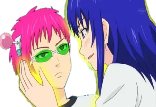 😬 Kusuo Saiki The Disastrous Life of Saiki K. Аниме, Комедия, Повседневность, Сверхъестественное, Школа, Телепатия telegram sticker