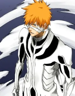 🤍 Ichigo Bleach ichigo, anime, personaggio, manga, bleach telegram sticker