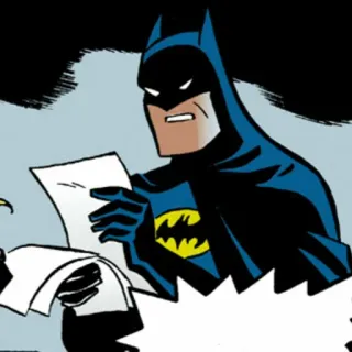 📎 Batman batman, dc comics, superheld, zeichentrickfigur, detektiv telegram sticker