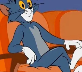 😝 Tom Tom and Jerry cartoon, kat, animatie, ontspanning whatsapp sticker