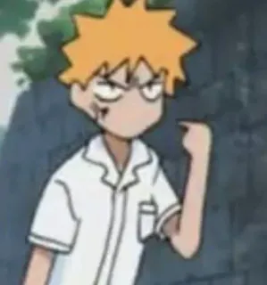🤨 Anime, Charakter, Cartoon, Porträt, Zeichnung, Illustration telegram sticker
