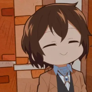 😋 Osamu Dazai Bungo Stray Dogs anime, character, bungo stray dogs, osamu dazai telegram sticker