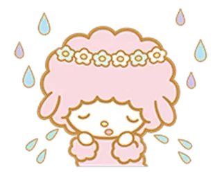 😔 fofo, ovelha, triste, chorando, desenho animado, adesivo telegram sticker