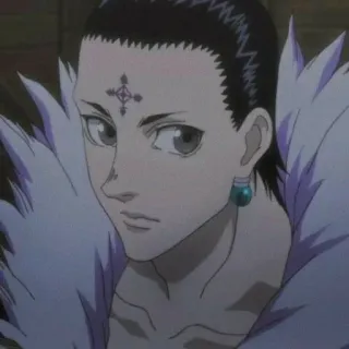 🌪 Chrollo Lucilfer Hunter x Hunter Anime, Personnage, Chrollo Lucilfer, Hunter x Hunter, Chef, Méchant telegram sticker