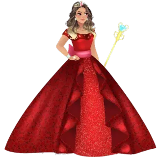 💃 принцесса, платье, корона, платье, сказка, магия telegram sticker