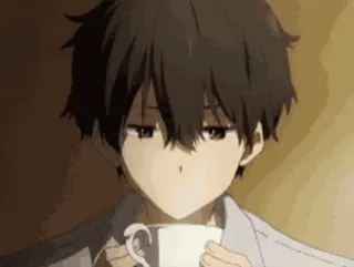 ☕ Anime, Kaffee, Charakter, Getränk telegram sticker