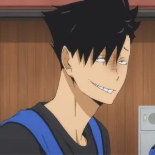 🐈 Tetsurō Kuroo Haikyuu!! Anime, Manga, Haikyuu, Tetsuro Kuroo, Kuroo, Volley whatsapp sticker