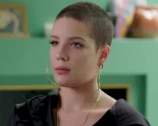 🍒 Halsey músico, cantora, celebridade, pessoa, mulher, brincos, retrato whatsapp sticker