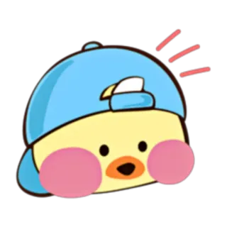 🐥 duck, cartoon, character, animal, sticker telegram sticker