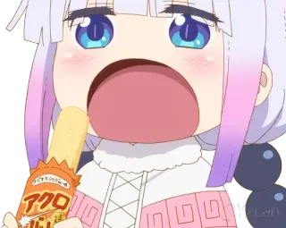 😋 アクロ anime, comiendo, snack, dibujos animados, japonés whatsapp sticker