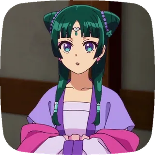 🙏 アニメ, 女の子, 漫画, キャラクター, 可愛い, アニメーション telegram sticker