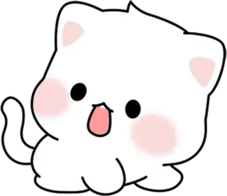 🐈 gato, gatinho, fofo, adorável, desenho animado, animal, animal de estimação, fofo telegram sticker