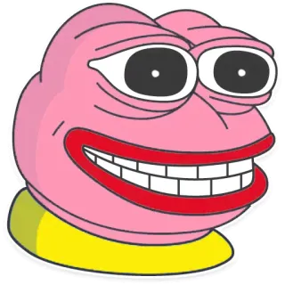 😁 Pepe the Frog Pepe, sapo, meme, meme da internet, desenho animado, personagem telegram sticker
